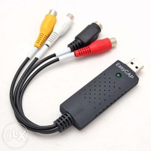 Placa de Captura USB 2.0 audio video VHS la DVD (UVC) Placa de Captura USB 2.0 audio video VHS la DVD (UVC)
